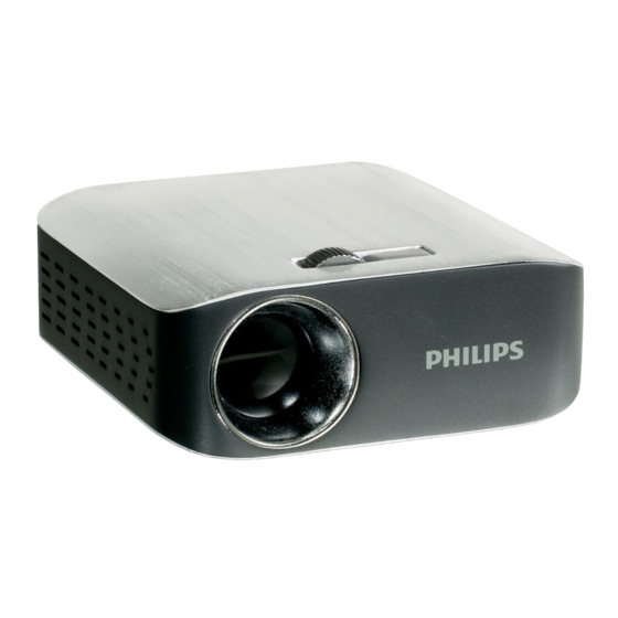 Philips PicoPix PPX2055/F7 Manual Del Usuario