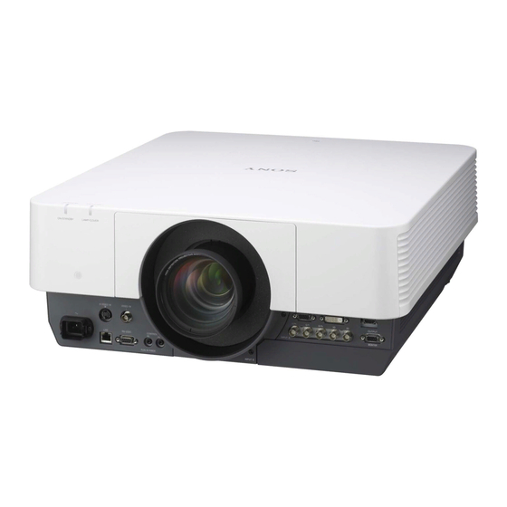 Sony VPL-FH500L Manual De Instrucciones