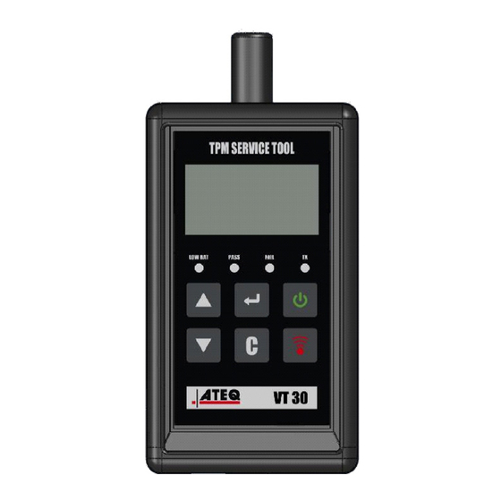 ATEQ VT30 Guía De Referencia Rápida