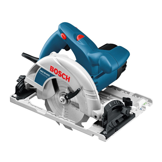 Bosch GKS 55 CE PROFESSIONAL Instrucciones De Servicio
