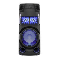 Sony MHC-V43D Guia De Ayuda