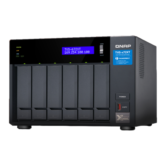 QNAP TVS-72XT Serie Guia Del Usuario