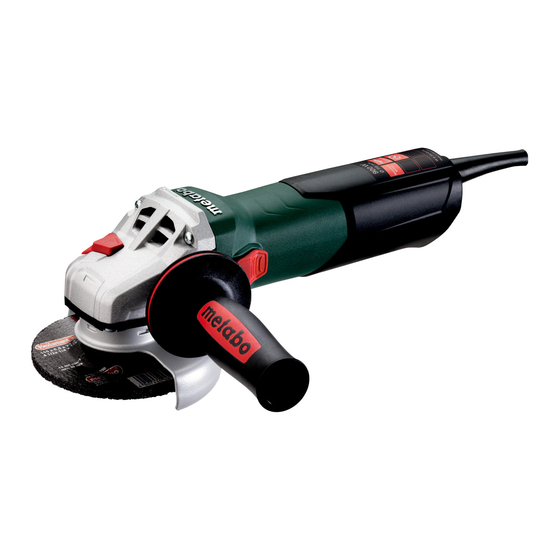 Metabo W 9-115 Quick Manual Original