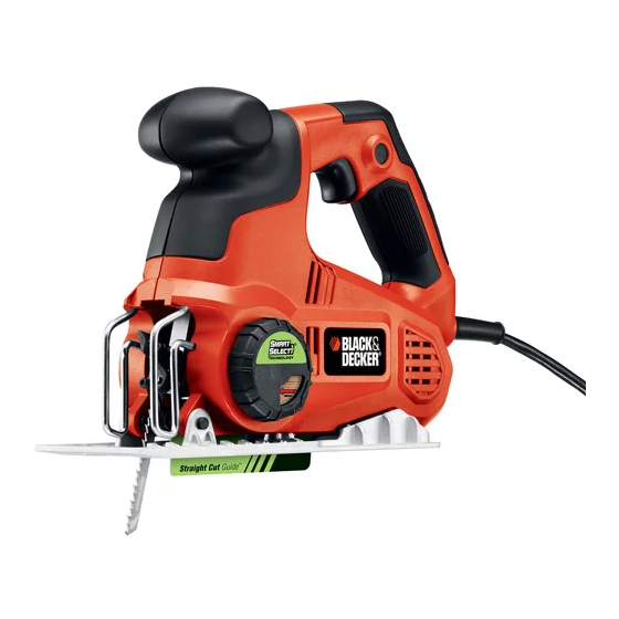 Black and Decker ACCU-TRAK SAW SCS600 Manuales