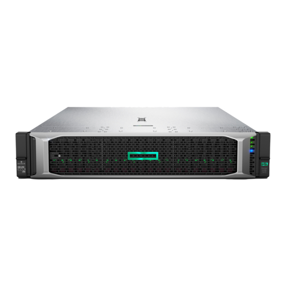 HP ProLiant DL380 Gen10 Manuales