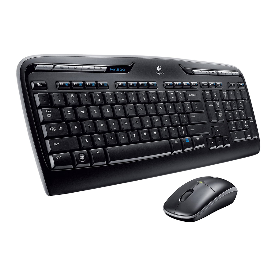 Logitech Wireless Desktop MK300 Manual Del Usuario