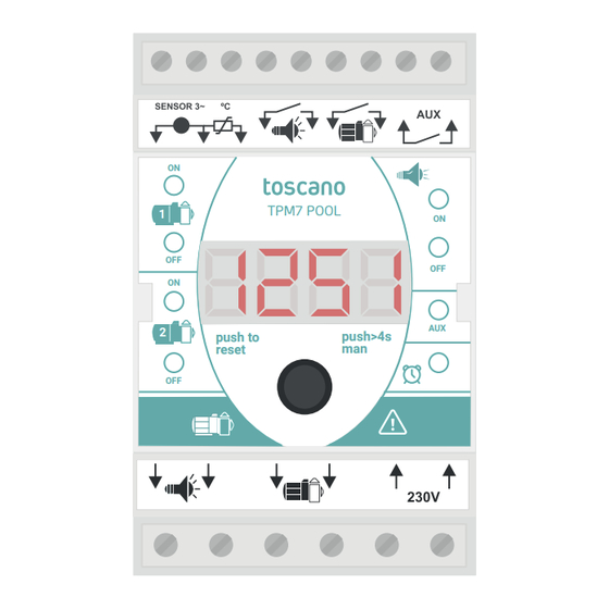 toscano tcontrol TPM7-POOL Manual De Usuario