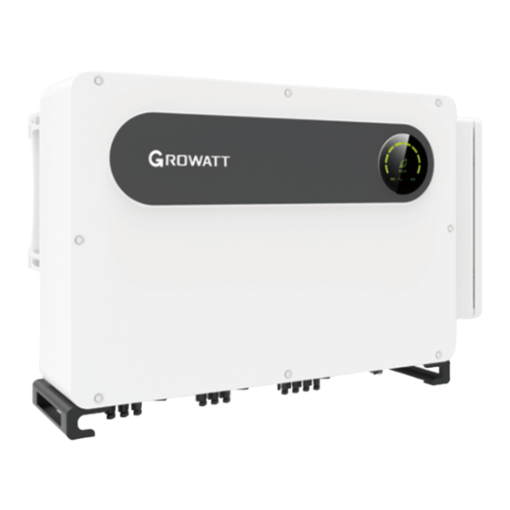 Growatt MAX 50KTL3-X2 LV Guía Rápida