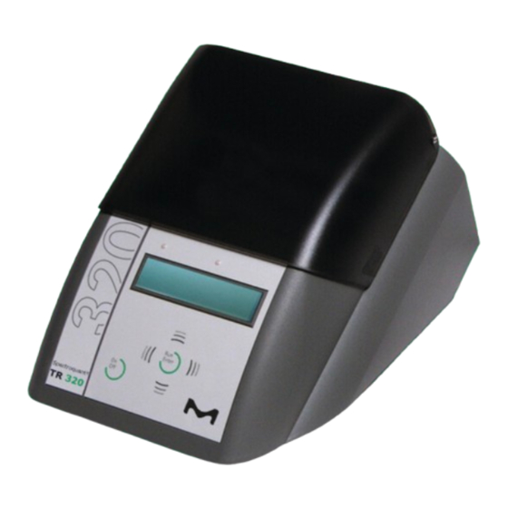 Supelco Spectroquant TR 320 Manual De Instrucciones