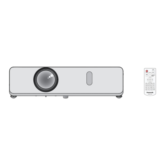 Panasonic PT-VX430 Instrucciones De Operación