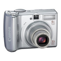 Canon PowerShot A550 Guia Del Usuario
