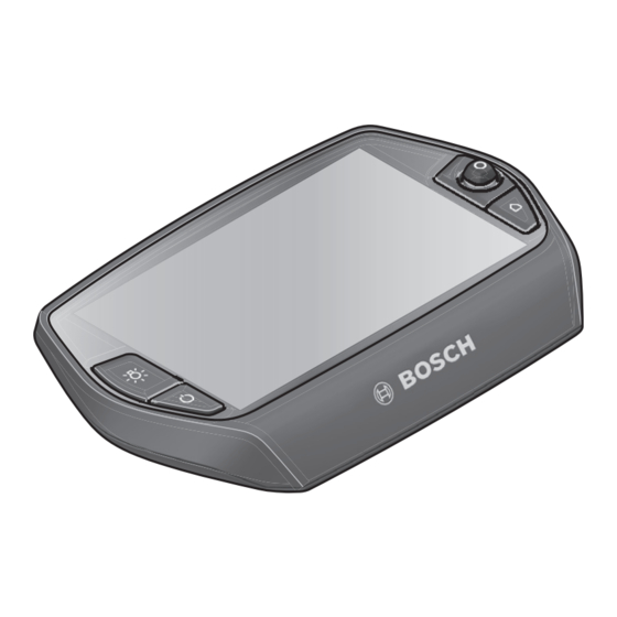 Bosch Nyon Manual Rápido De Usuario