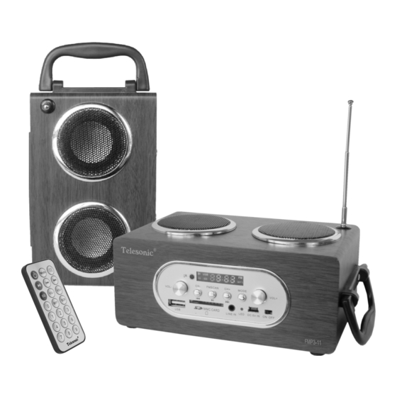 Telesonic FMP3-11 Manual Del Usuario