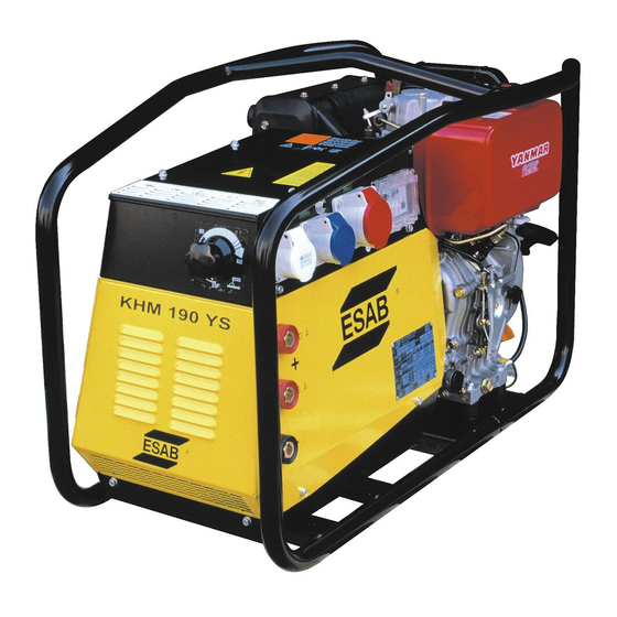 ESAB KHM 190 YS Manual De Uso