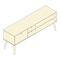 Muebles de Interior MARCKERIC MUEBLE TV 1P2C Instrucciones De Montaje