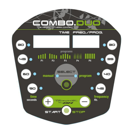 BH FITNESS COMBO DUO Tecnovita YV56VE Manuales