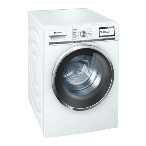 Siemens WM14Y740EE Instrucciones De Uso