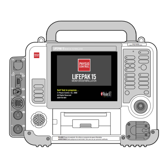 Physio Control LIFEPAK 15 Instrucciones De Uso