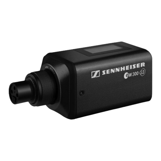 Sennheiser SKP 300 G3 Manuales