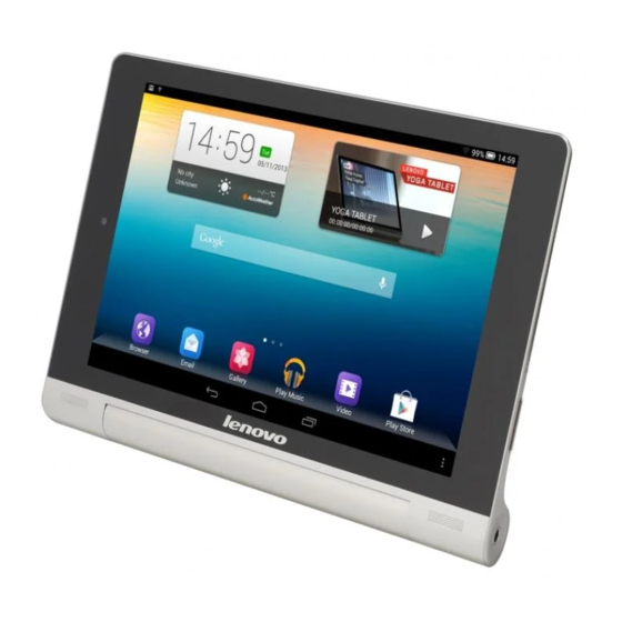 Lenovo YOGA TABLET 8 Guia De Inicio Rapido