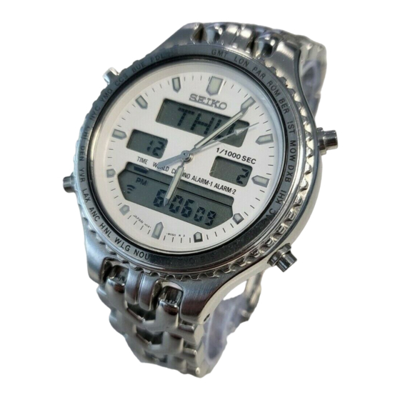 Seiko H021 Manual Del Usuario