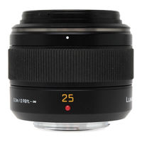 Panasonic Lumix H-X025 Manual De Instrucciones
