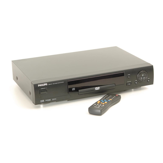 Philips DVD711/001 Manuales