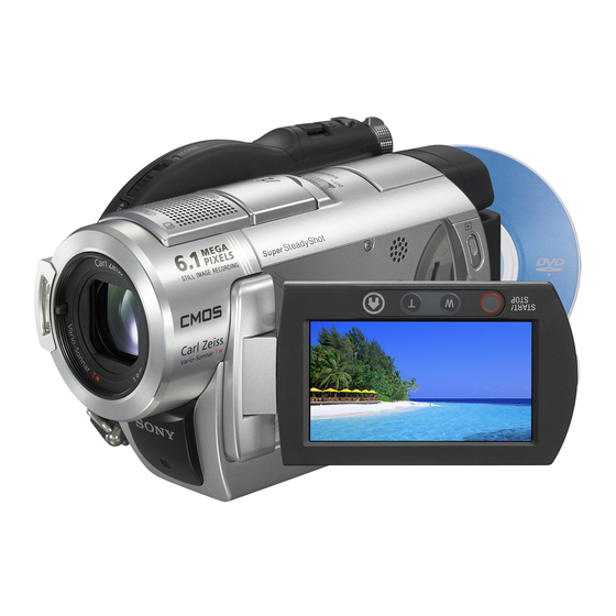 Sony Handycam DCR-DVD408 Guía De Operaciónes