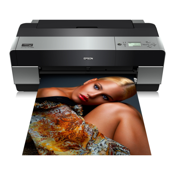Epson Stylus Pro 3880 Para Empezar