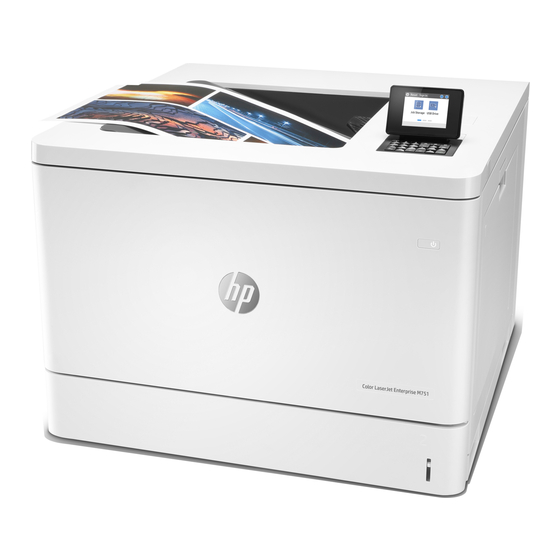HP Color LaserJet Enterprise M751 Guia Del Usuario