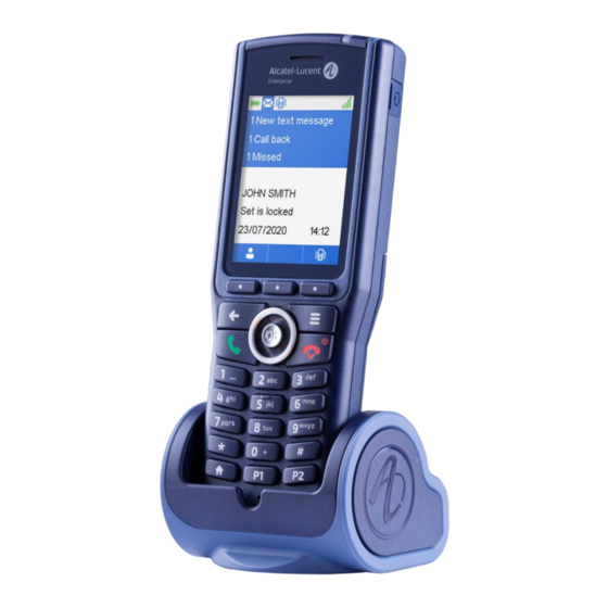 Alcatel-Lucent OpenTouch 8244 DECT Manual De Usuario