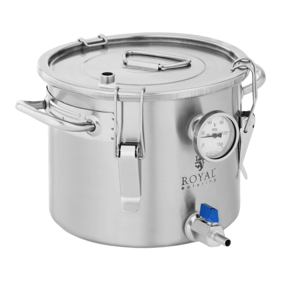 Royal Catering RCBM-8CFP Manual De Instrucciones