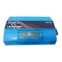 Blaupunkt GTA 4100B Instrucciones De Montaje / Instrucciones De Manejo