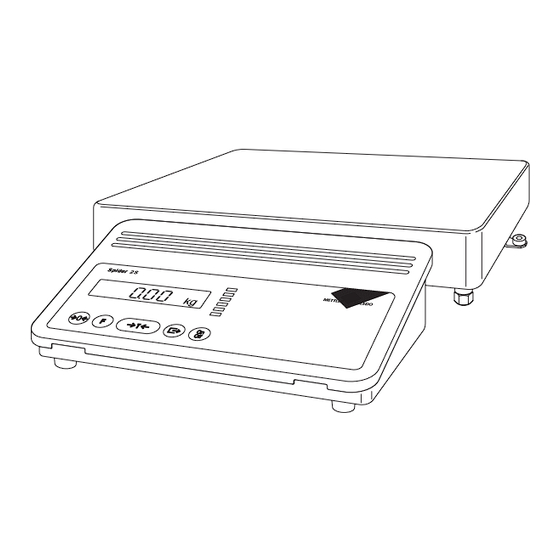 Mettler Toledo Spider 2S Instrucciones De Manejo