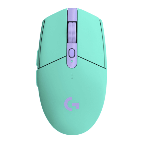 Logitech G G305 Manual De Instrucciones