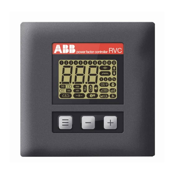 ABB RVC Instrucciones De Instalación Y De Funcionamiento