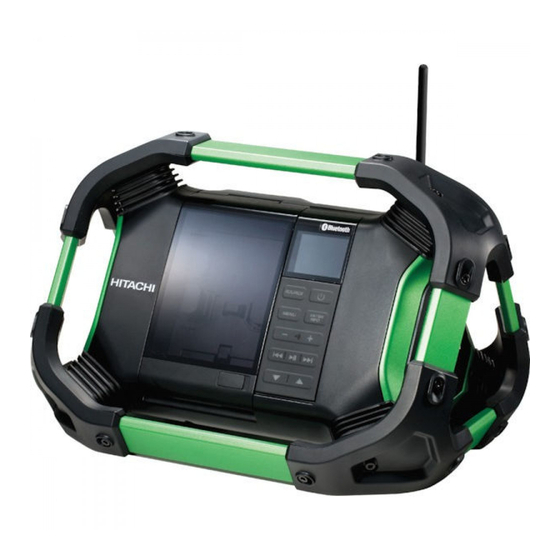 Hitachi UR 18DSDL Instrucciones De Manejo