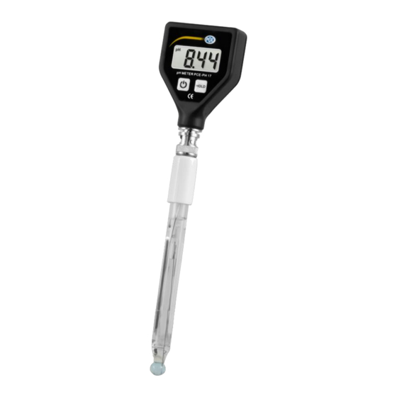 PCE Instruments PCE-PH 15 Manual De Instrucciones