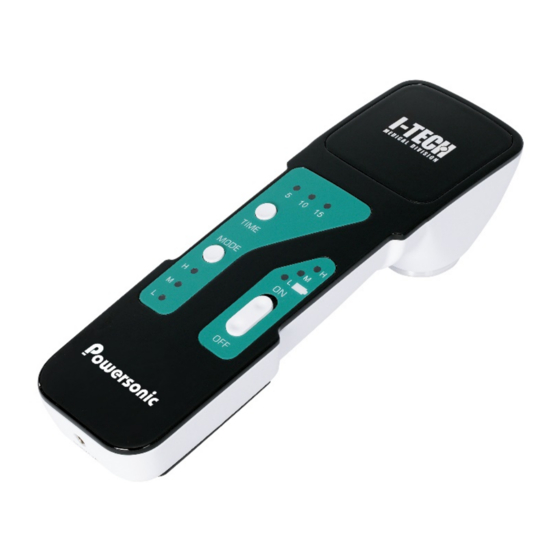I-Tech Powersonic Manual De Uso