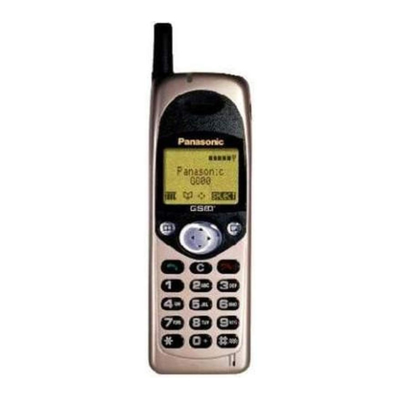 Panasonic G600 Manual De Instrucciones