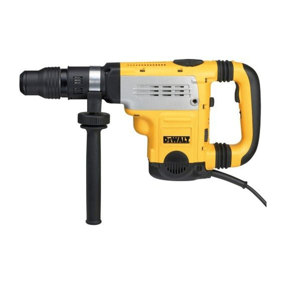 DeWalt SDS max D25701 Manual De Instrucciones