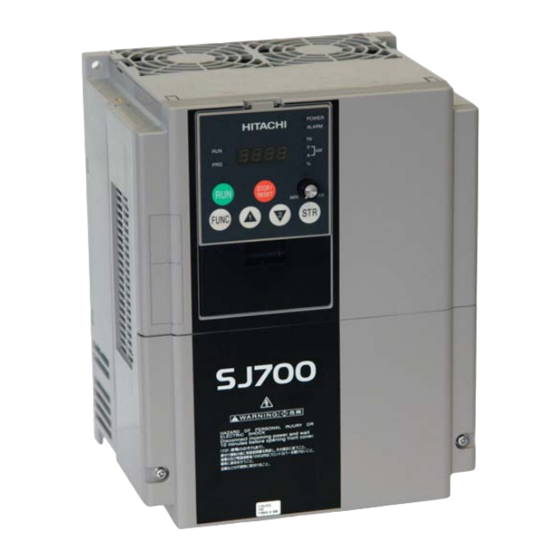 Hitachi SJ7002 Serie Guía De Referencia Rápida