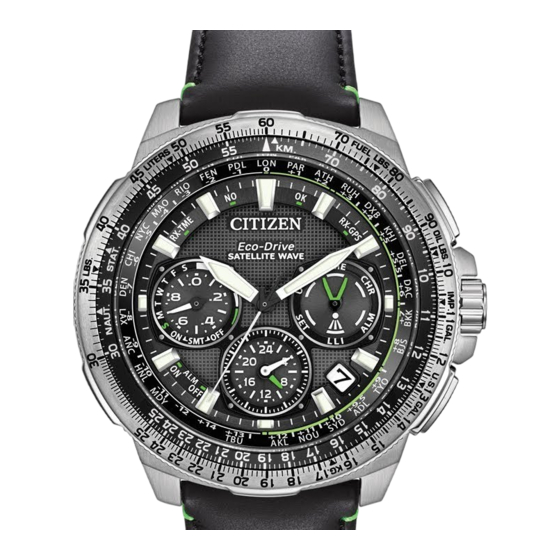 Citizen Satellite Wave F900 Instruction Manual