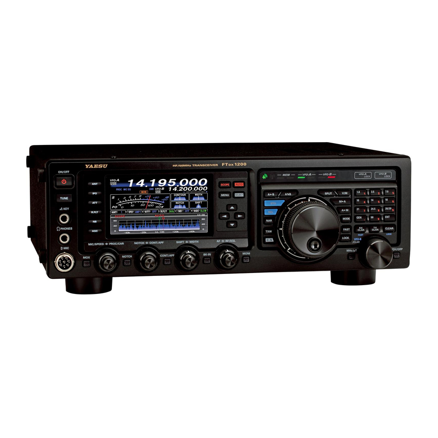 Yaesu FT DX 1200 Manual De Funcionamiento