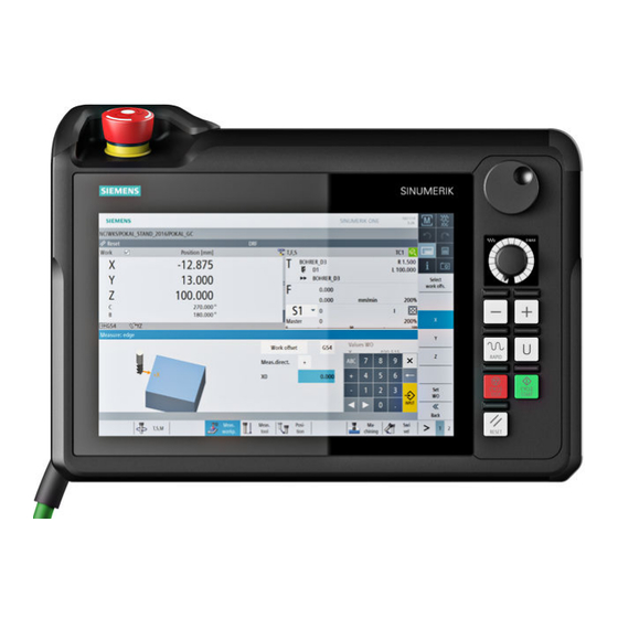 Siemens SINUMERIK ONE Manual De Producto