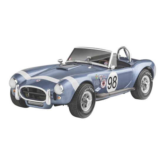 REVELL SHELBY COBRA Manual De Instrucciones