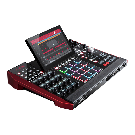 Akai Professional MPC X Guia De Inicio Rapido