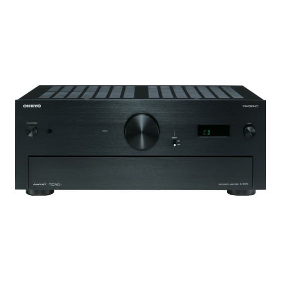 Onkyo A-9070 Manual De Instrucciones