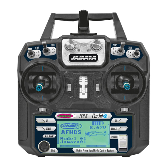 Jamara GERMANY FCX6 Pro Tel Manual De Instrucciones