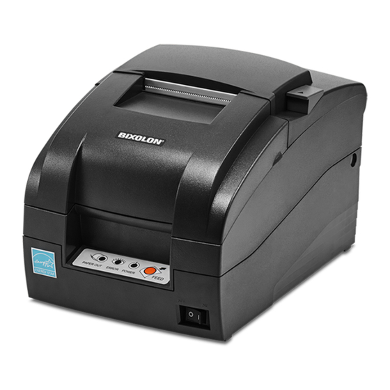 Bixolon SRP-275III Manual De Usuario